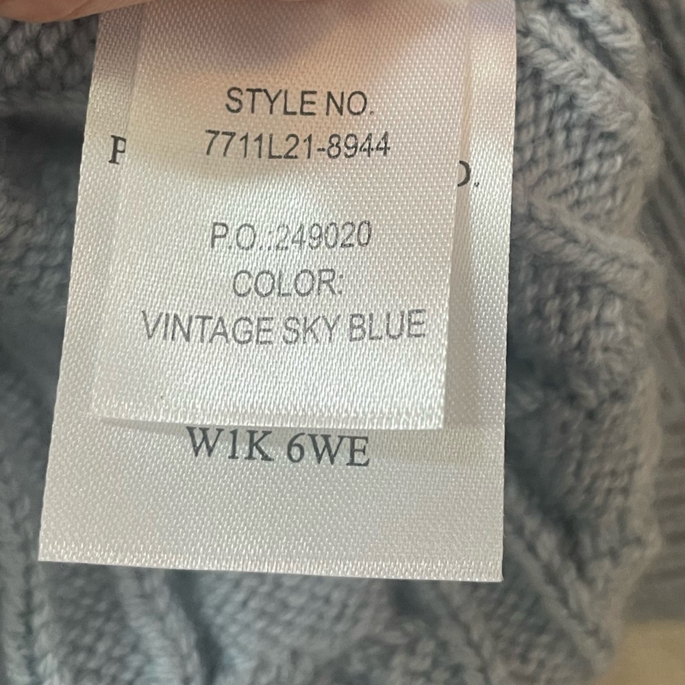 Paige Juliette Cable Wool Blend Sweater Skirt Size Large Mini Preppy Feminine - Picture 7 of 8